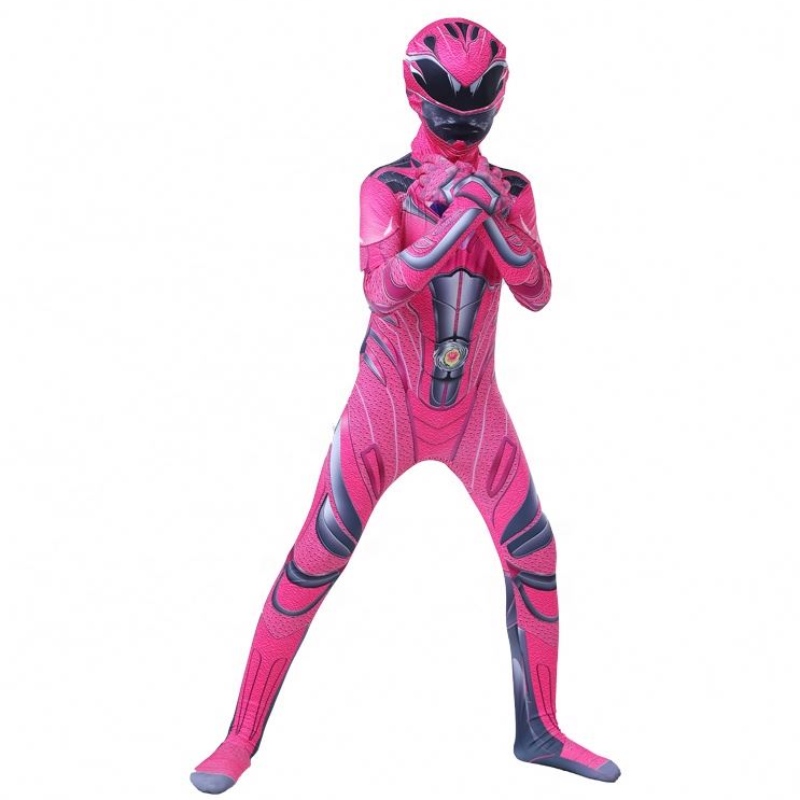 Personaje de dibujos animados de cómics calientes Halloween Power Power Ranger con máscara facial paraniñas paraniños