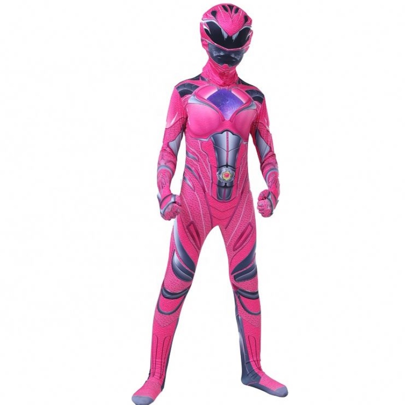Personaje de dibujos animados de cómics calientes Halloween Power Power Ranger con máscara facial paraniñas paraniños
