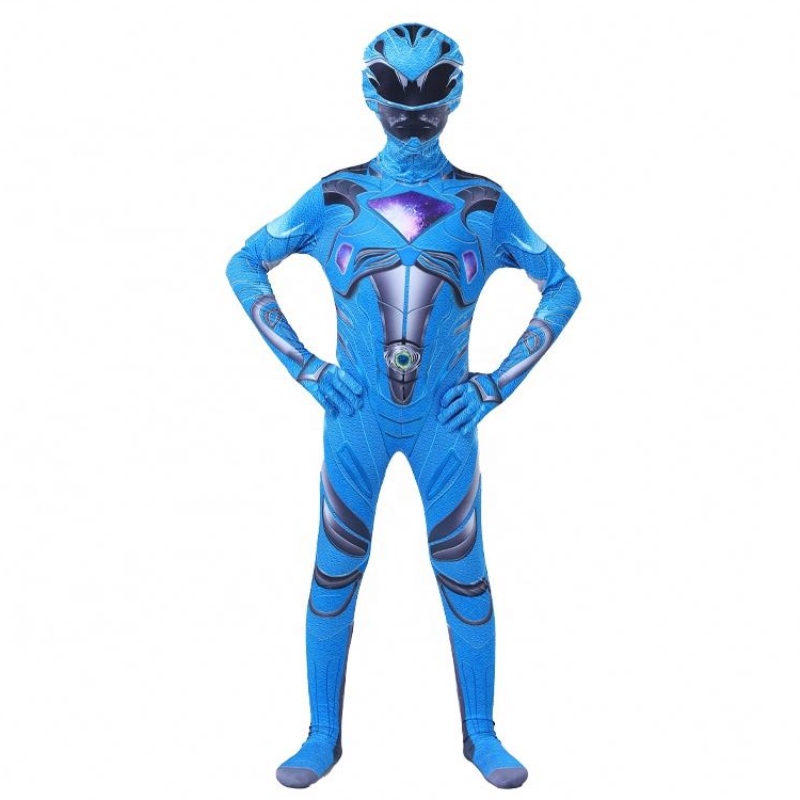 TV de alta calidad&movie disfraces para adultos Halloween Cosplay Five Beast Power Ranger Zentai traje paraniños