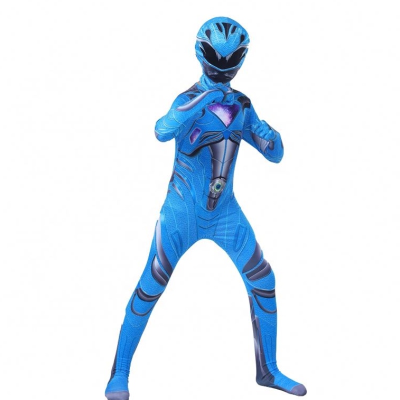 TV de alta calidad&movie disfraces para adultos Halloween Cosplay Five Beast Power Ranger Zentai traje paraniños