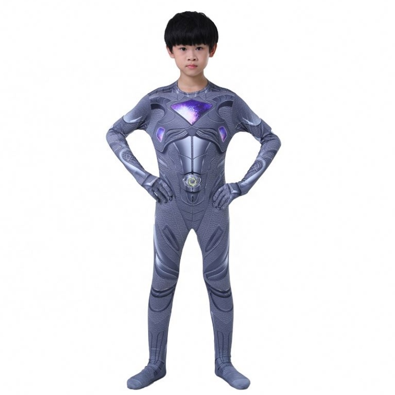 Múltiple color Cool Halloween Party Cartoon Superhero Cosplay Mystic Force Power Ranger Disfraz paraniños