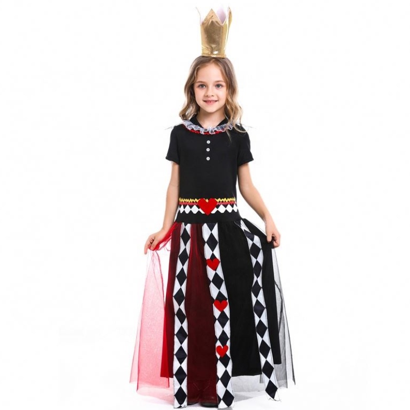 Disfraces de la película de Hot Halloween Children Alice \\ 's Adventures in Wonderland el disfraz de la reina roja