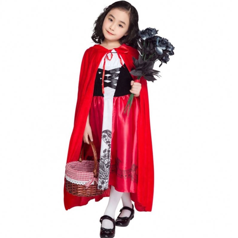 Disfraz deniños de losniños Halloween El pequeño disfraz de la campana roja con Cape paraniños