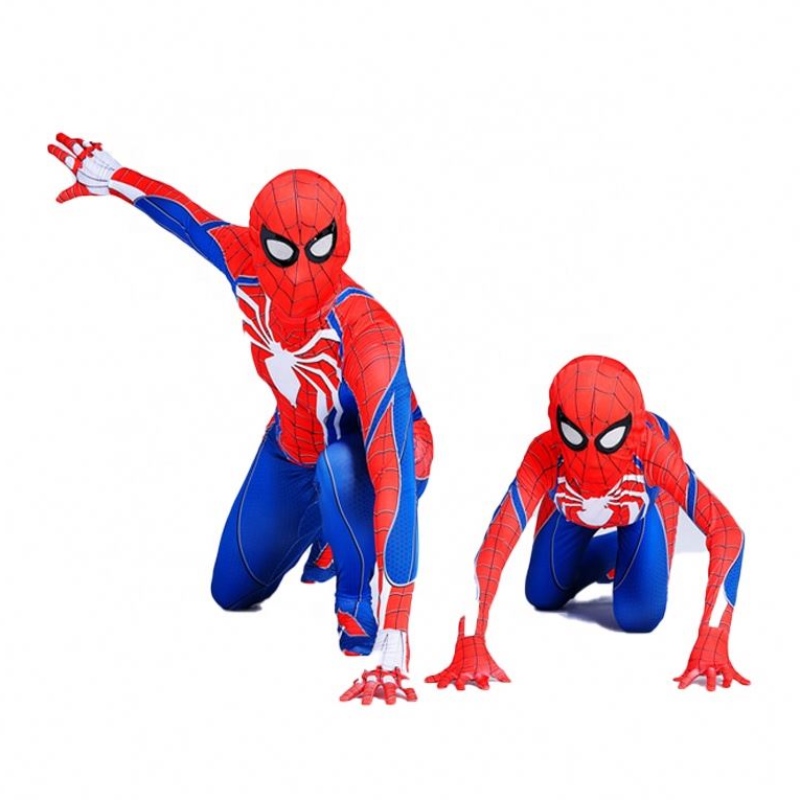 Mejor precio Black&red Jumpsuit Kids&adults TV&movie Superhero Halloween Cosplay Factory suministro de disfraces Spiderman increíbles
