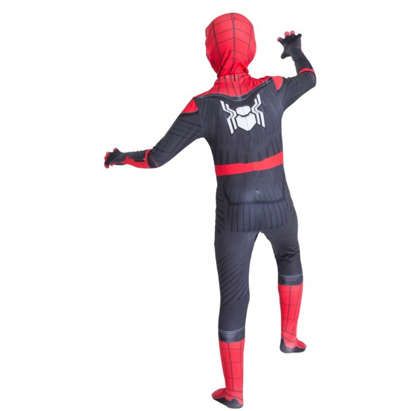2022 Amazon Hot Sale Wholesale Classic Style Mejor Precio Cartoon Roja Black Clothing Figur de Accion Anime Kids Spiderman Disfraz