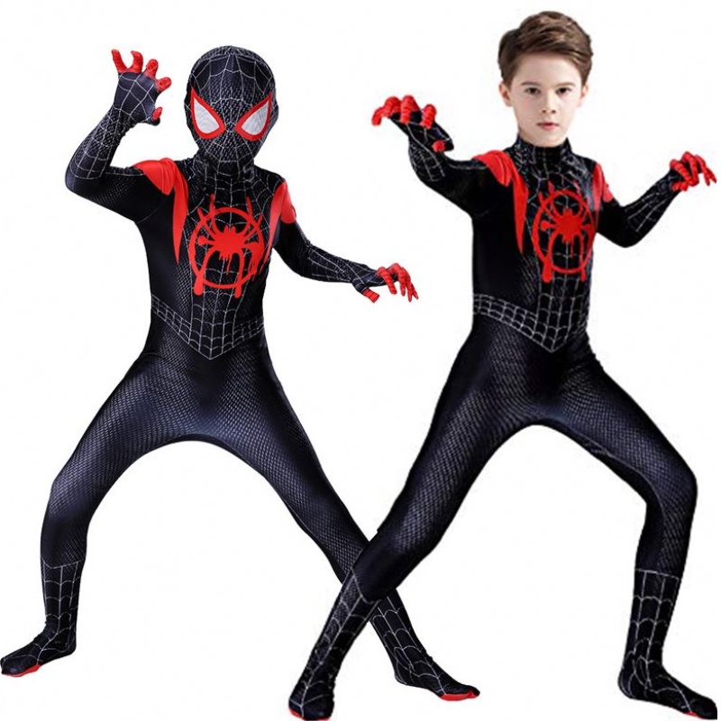 TV&Melie MelieM Cosplay Disfraz Zentai Spiderman Superhero Bodysuit Traje de spandex paraniños hecho a medida