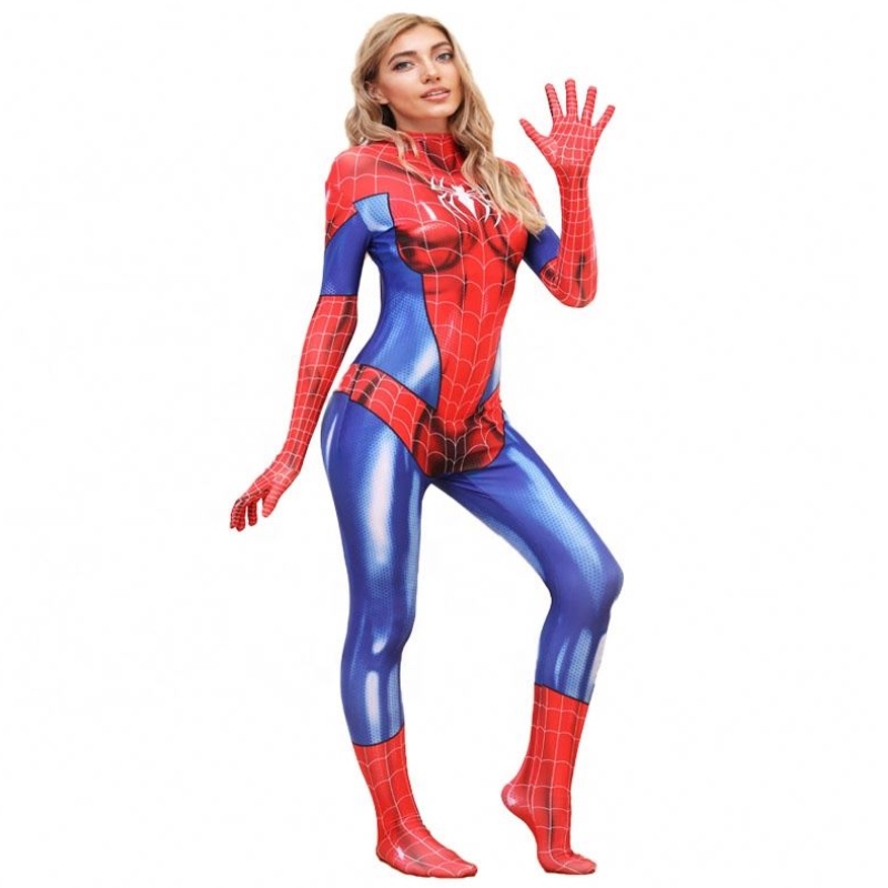 Trasal al por mayor de la película de Halloween Prop -Representamiento para la mujer Spiderman Spiderwoman Sets Sets