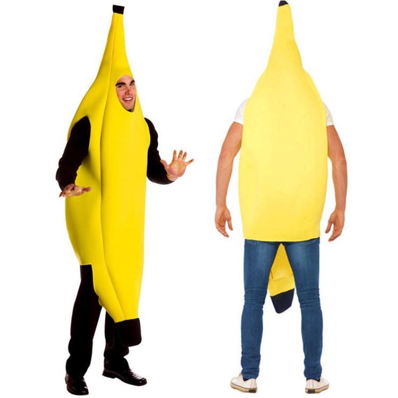 Disfraz de plátano de carnaval de cosplay al por mayor