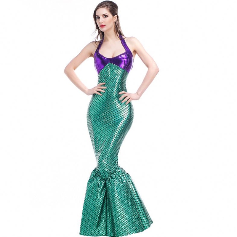 Halloween Adult Women \\ 's Under the Sea Bra and Skirt Sexy Mermaid Costume HCMM-018