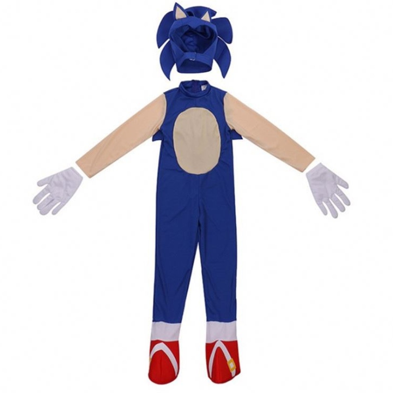 disfraz de losniños de Halloween sonic the hedgehog caricotor sonic boy cosplay game rendimiento de rendimiento