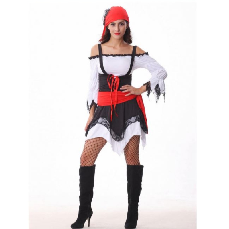 Vestido de fiesta de Halloween Cosplay de cosplay de uniforme pirata sexy