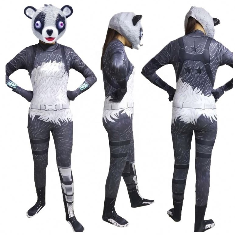 Nuevo fábrica Factory directa directa Venta caliente Líder del equipo Jumpsit Skull Trooper Bodysuit para adultos Fort Nite Cosplay Disfraz