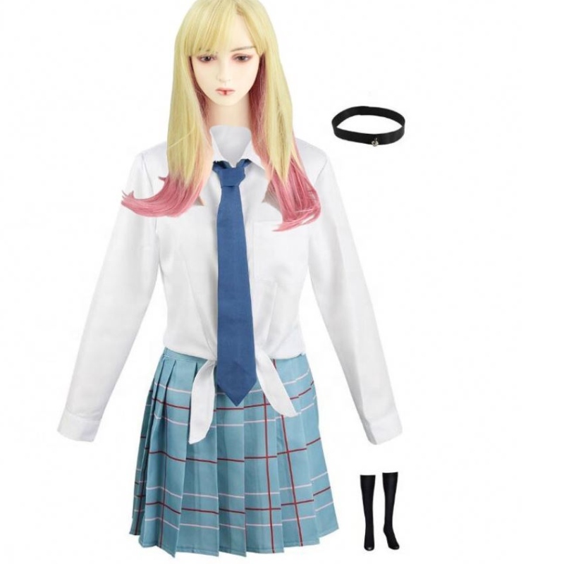 ECOWALSON MARIN KITAGAWA COSPLAY MY DRESS DARLED Costume School JK Uniforme Falda Trajes Halloween Carnival