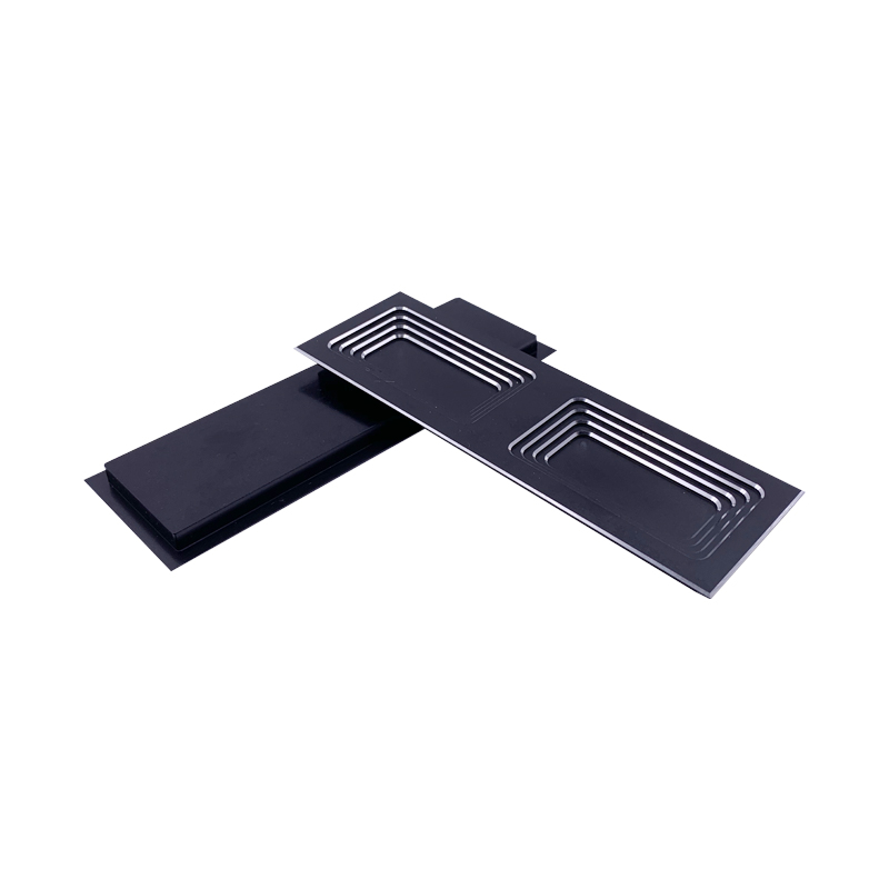 Muebles de hardware para el hogar de alta calidad Puerta de gabinete de black metal black aluminio cnc mango