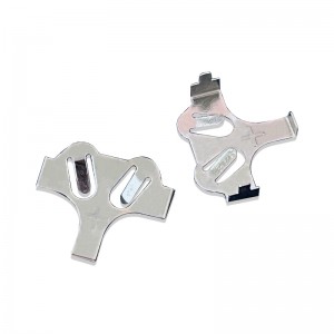 Botón Celular CR2032 Partido de la batería Precisión Establecimiento de batería conníquel Estable 3V 0.25 mm