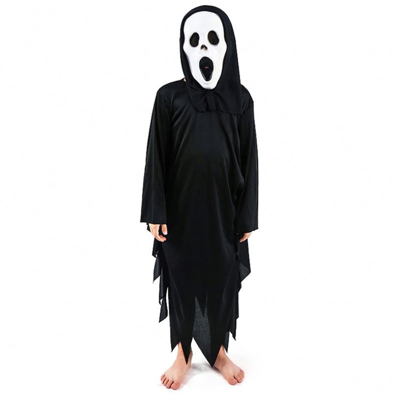 Halloween Scary Cosplay Suit Boys espeluznante Phantom Dress Up Ghost Costume Halloween HCVM-003