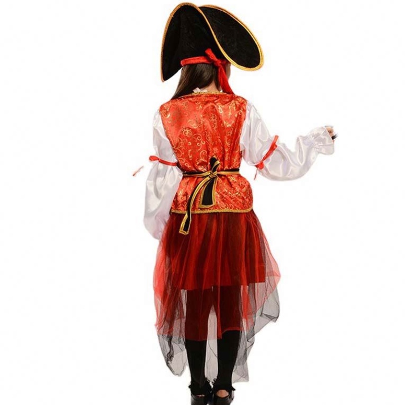 2022 Girl Kid Role Play Vestida Set Pirates of the Caribbean Costume HCVM-006