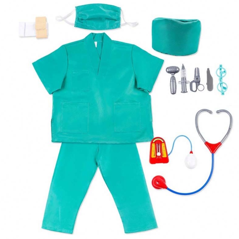 Kid Children Profession Cosplay Multi Carrera Enfermera Vet Kid Doctor Disfraz HCBC-003