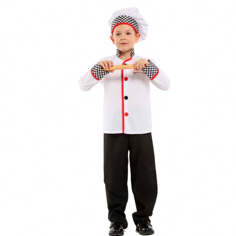 Chef Rol Play Boy Girl Kids Chef Disfraz HCBC-008