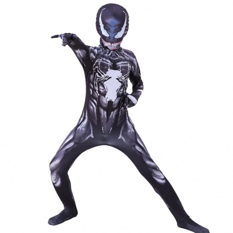 Nuevo diseño de disfraces para adultos Traje deniños Jobsuit Symbiote Spiderman Disfraces Superhéroes Cosplay Halloween Disfraces