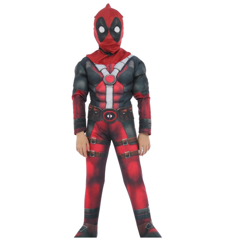 Iranman Captainamerica Spiderman Muscle Children Costume Halloween Superhero TV&movie Cosplay Disfraz