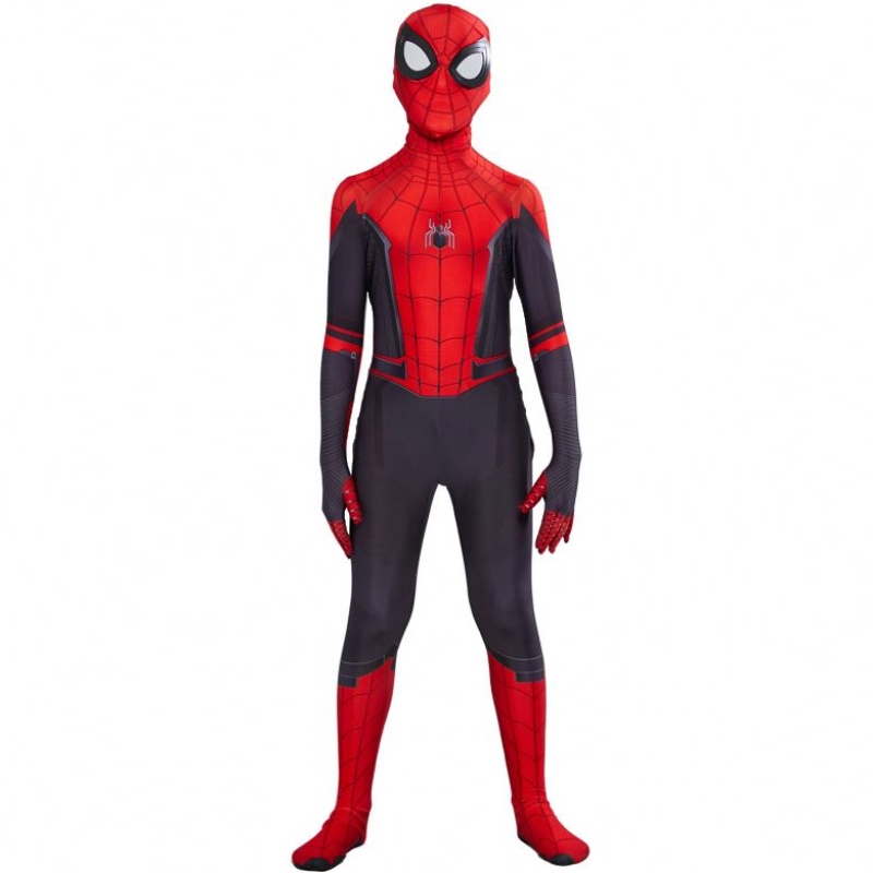 Iron Spider Cosplay increíble Spiderman Miles Halloween Disfraz de Halloween Peter Parker Zentai Superhero Bodysuit paraniños Adultos