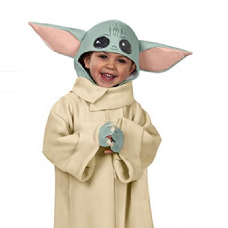 Baby yoda cosplay disfraz de yda war animeniños cubiertos