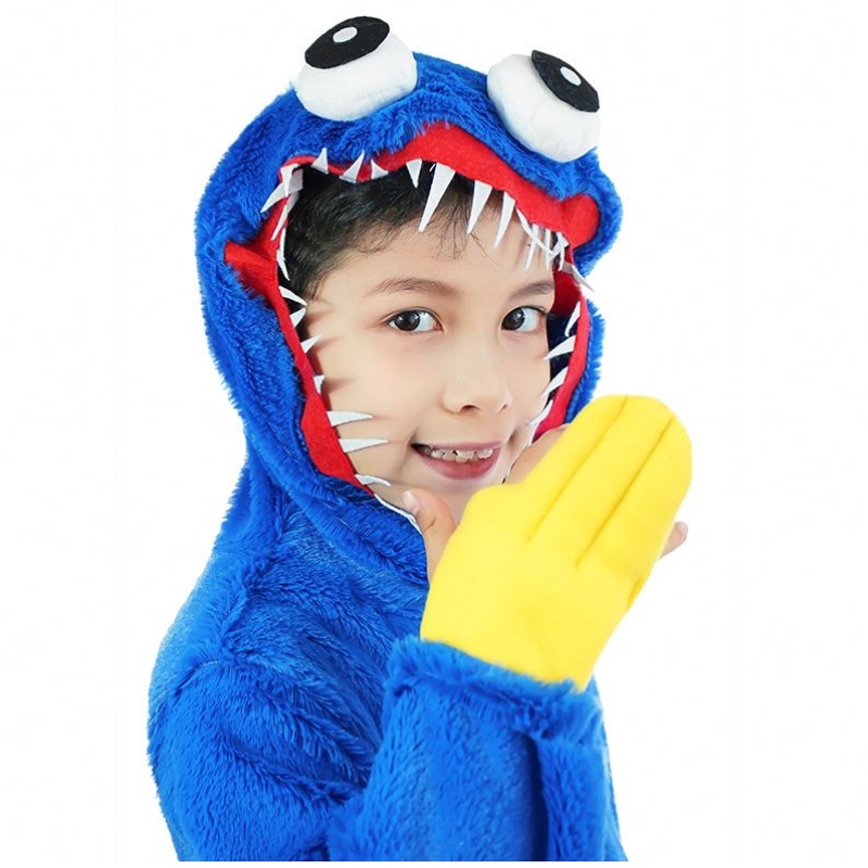 Wuggy Costume Poppy Juego Juego de juego Plush Jumpsuit Horror Horror Strary Soft For Kids Carnival Party Cosplay Clother