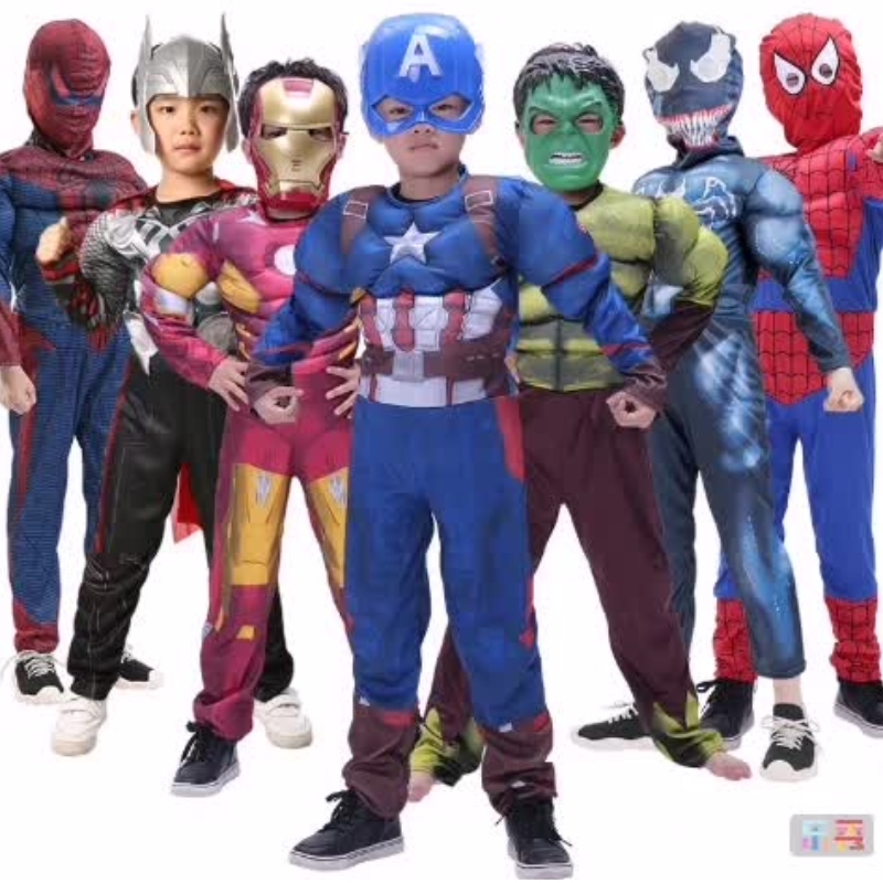 Fashion Cool American Movie Super Hero Cosplay Cosplay paraniños Idea de fiesta