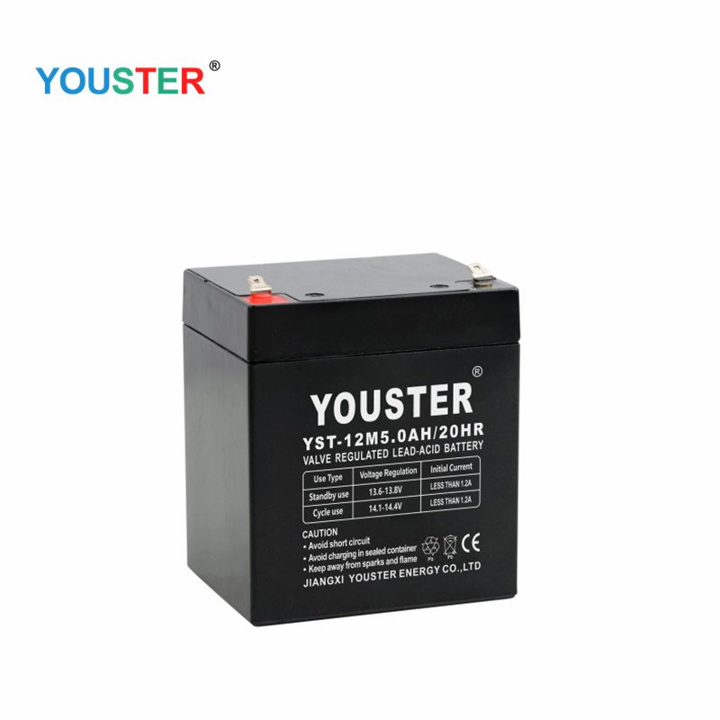 Youster es barato, la mejor calidad de la batería vrla AGM 12v5.0ah sustitución de ácido de plomo