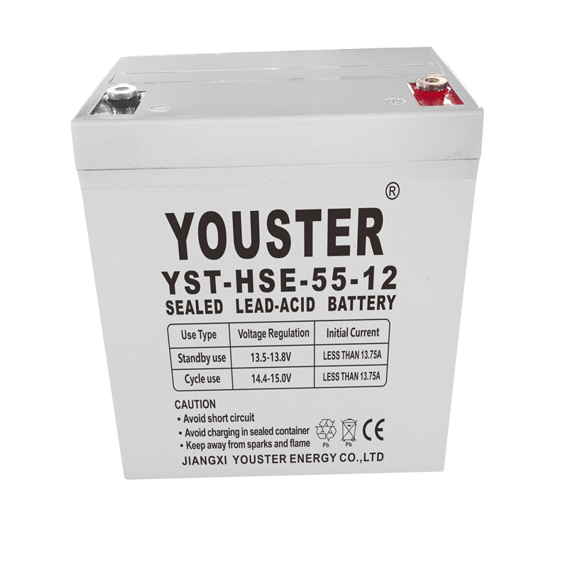Batería de batería pura más vendida 12v 55ah batería de coche recargable en seco