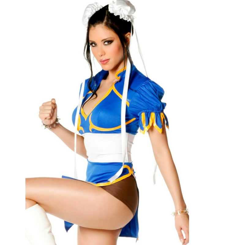 Lindo traje de Guerrero de kung fu