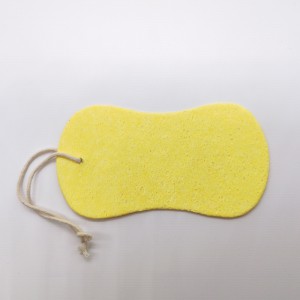 Cepillo de esponja de baño de esponja de celulosa