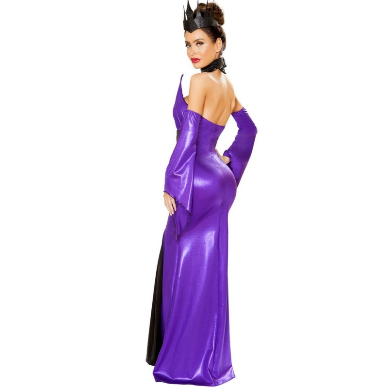 Vestido de reina malvada púrpura
