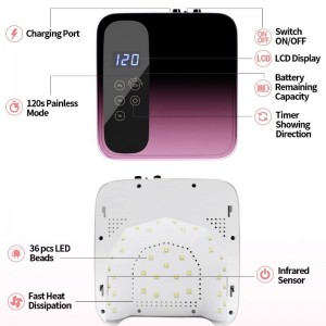 M & R 602pro Wireless LED Nail LAMP