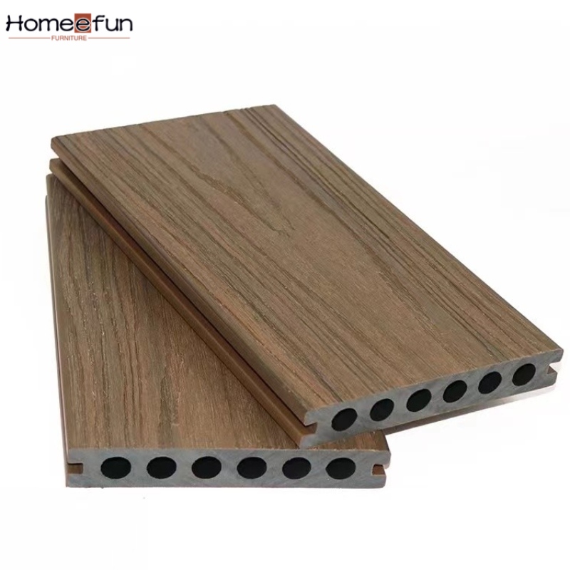 2022 moderno piso exterior compuesto termorresistente de madera y plástico fácil de instalar productos WPC