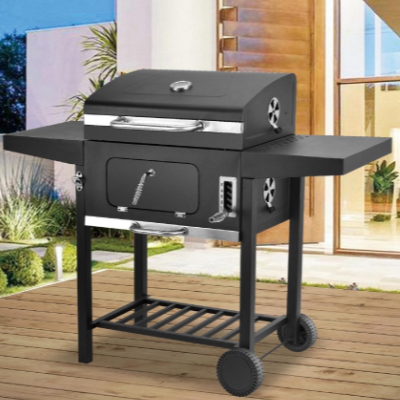 Modern Commercial large Portable outdoor Charcoal Grill patio trasero Party grill