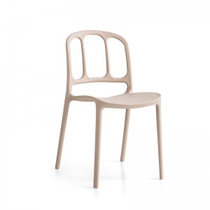 Sillas de café al aire libre modernas silla de comedor de restaurante silla de plástico apilable de alta calidad