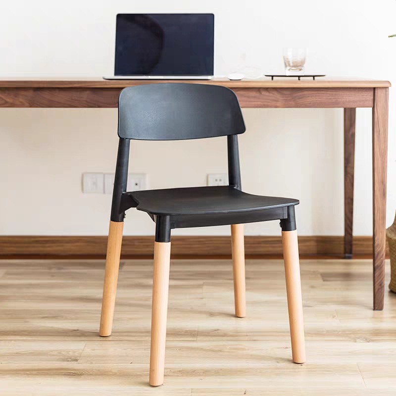 Muebles de silla de excelente calidad al por mayor silla de comedor de madera silla de comedor de cuero de plástico