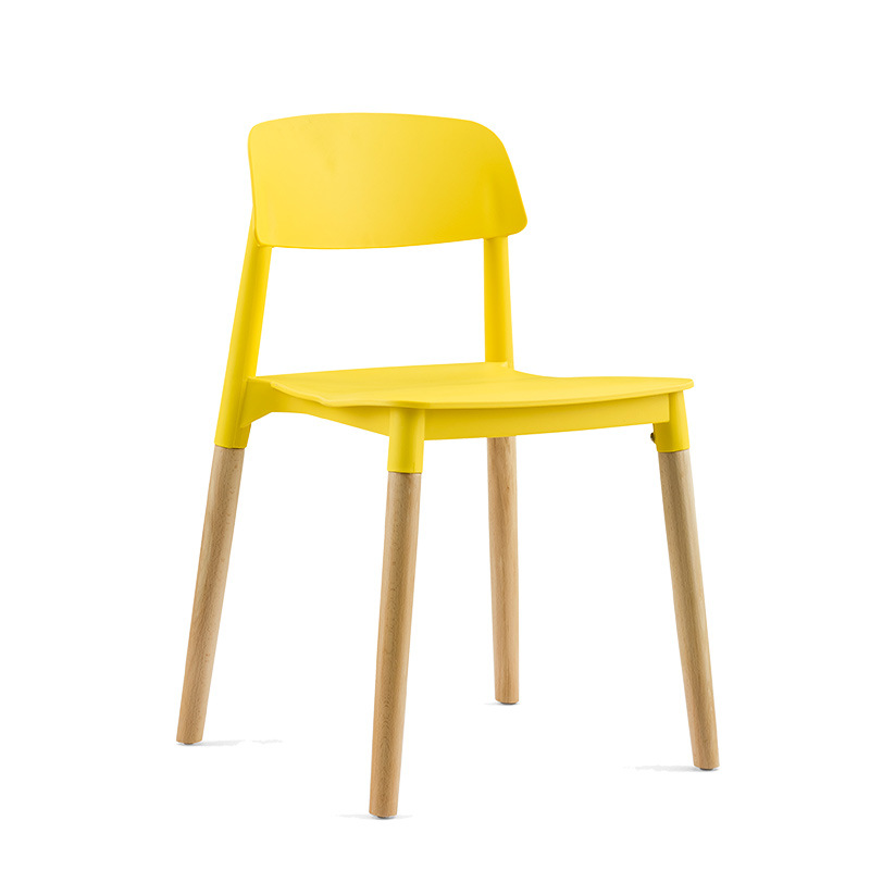 Muebles de silla de excelente calidad al por mayor silla de comedor de madera silla de comedor de cuero de plástico