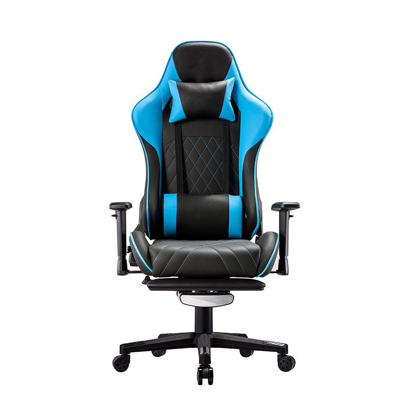 Silla de juego de juego de carreras de carreras de jugador PU PU PUSO COMPUTA COMPUTA COMPUTA CROMPUTA CONTRACIÓN CON LED LED