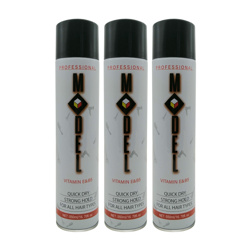 Spray Spray Pe Hairspray Label privado Soporte de cabello extra