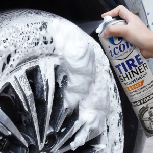 Tire Shiner Foaming Clean Protects Refresh Rich Foam Pheepeates CAR ATRES