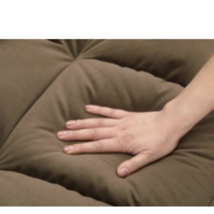 Máquina de broche de esponja de madera sólida para el sofá