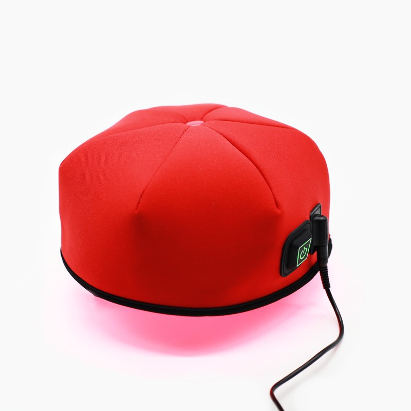 Terapia de luz roja LED Tapa de crecimiento del cabello para la pérdida de cabello Terapia de regeneración del tratamiento infrarrojo