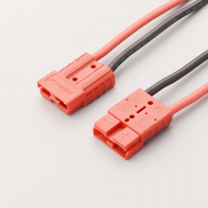 Conector de cable de carga de batería eléctrica de 50A para la batería eléctrica para el enchufe de Anderson al cable del arnés del terminal LUG M8