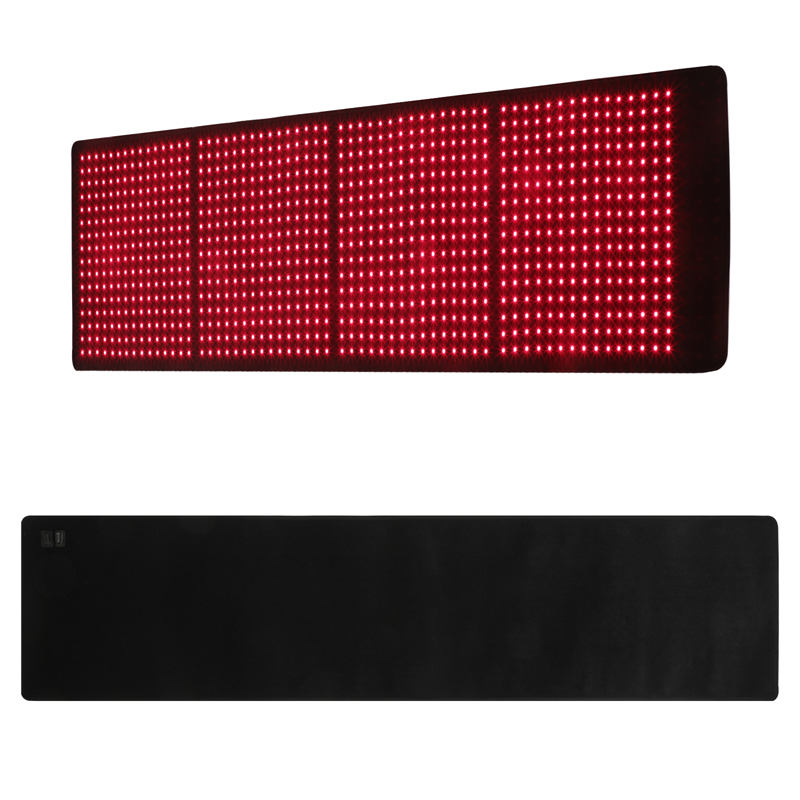 Padera de terapia de luz roja para alivio del dolor de cuerpo completo, LED 660nm ＆ 850nm Cinturón de terapia profunda de envoltura con función del temporizador