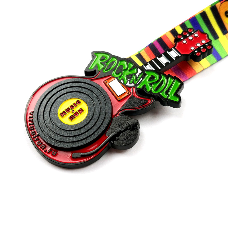 Medalla de premios personalizados Medalla virtual Medallas del deporte Medalla de la medalla de carrera Medalla de guitarra