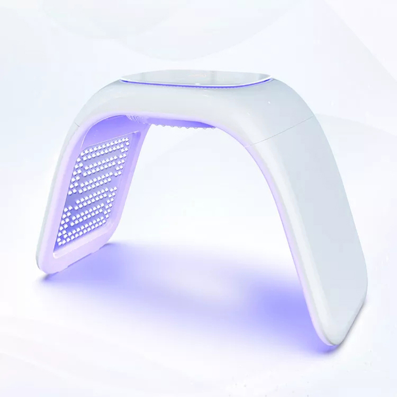 Máquina de belleza facial de luz de colágeno LED de 7 colores PDT para rejuvenecimiento de la piel.