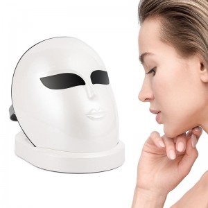 Terapia de luz de la cara LED de la cara del color REjuvenecimiento de la piel del color Photon Mâsk Light Facial Facial Facial Skin Cuidado antienvejecimiento de las arrugas de ajuste de la piel Toning Mâsk (para la cara&cuello).
